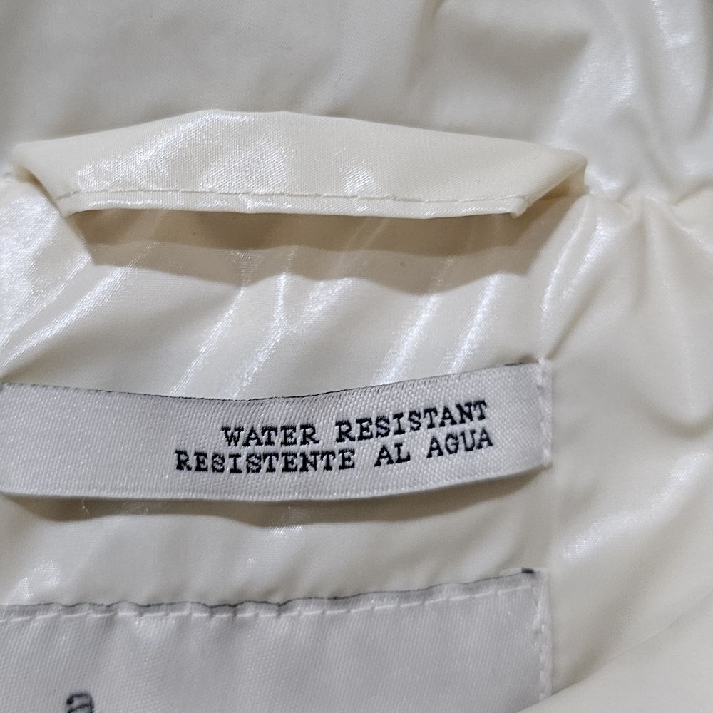 NWT A New Day Cream Puffer Jacket/Coat Water Resistant - Picture 2 of 10